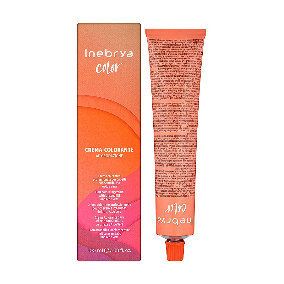 Перманентна крем-фарба для волосся Inebrya Color 3/0 Dark Chestnut, 100 мл